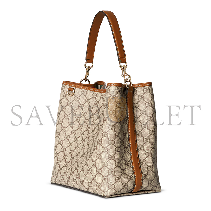 GUCCI GG EMBLEM MEDIUM BUCKET BAG 815103 (25*25*15.5cm) GUCCI GG EMBLEM MEDIUM BUCKET BAG 815103 (25*25*15.5cm)